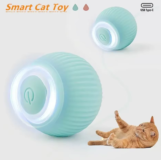 Smart Rotating Ball Toys for Cats